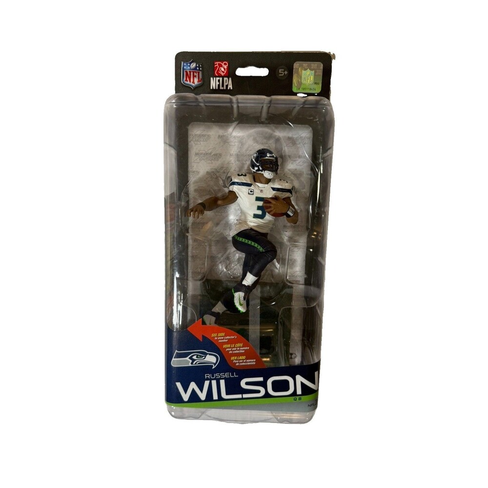 NIB McFarlane Seahawks Russell Wilson NFL Series 35 Action Figure New Sealed